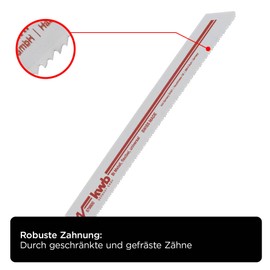 KWB Reciprocating Saw Blades, metal, steel, mild steel, Non-Ferrous metal, Aluminium profiles, tubes, flexible, 5795-00