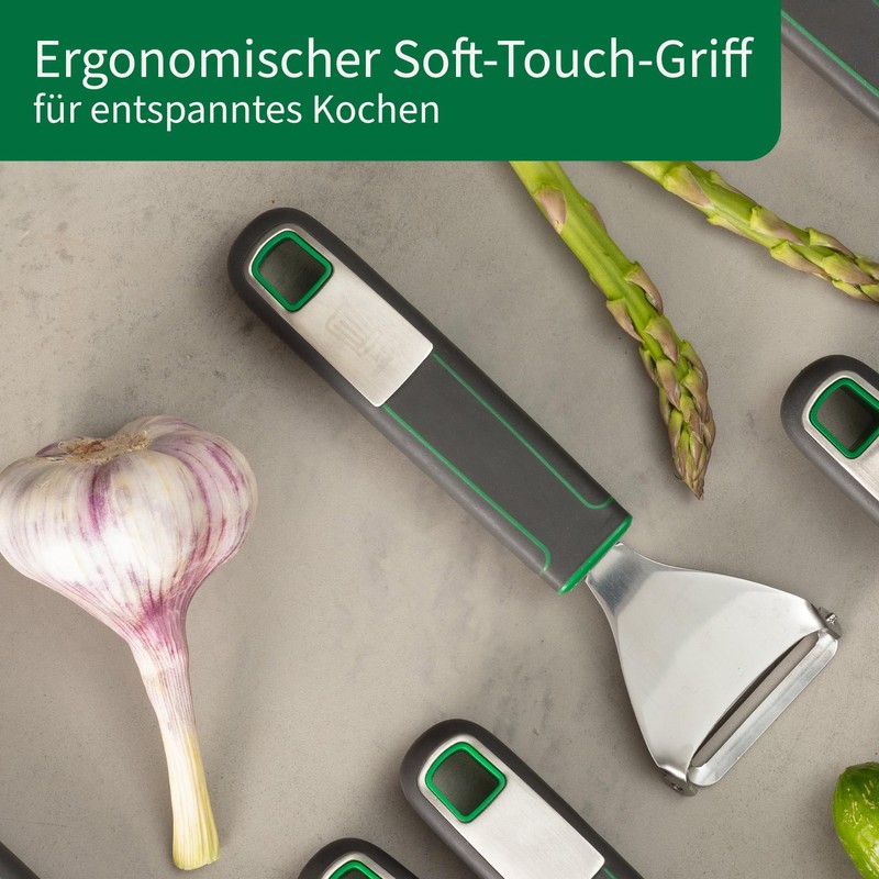 CHEFKOCH Premium Pull Peeler - Stainless Steel - Effortless Peeling