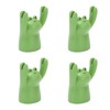 4Pcs Desktop Card Holder Resin Cartoon Animal Shape Cute Message