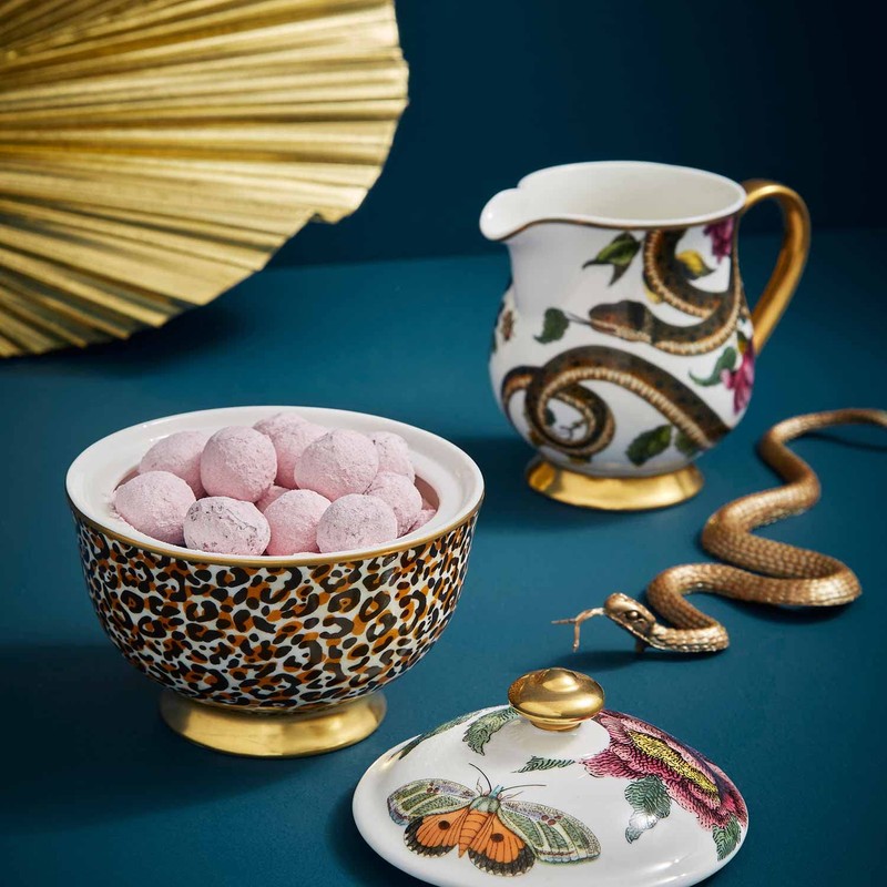 Spode Covered Sugar Bowl Multi Coloured CRC8826-XW