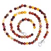 Taddart Minerals - Colourful Necklace Made from Natural Gemstone Mookaite