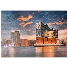 MyPuzzle Die Elbphilharmonie in Hamburg - Premium 100 Piece Puzzle - MyPuzzle Special Collection by Puzzle Galaxy