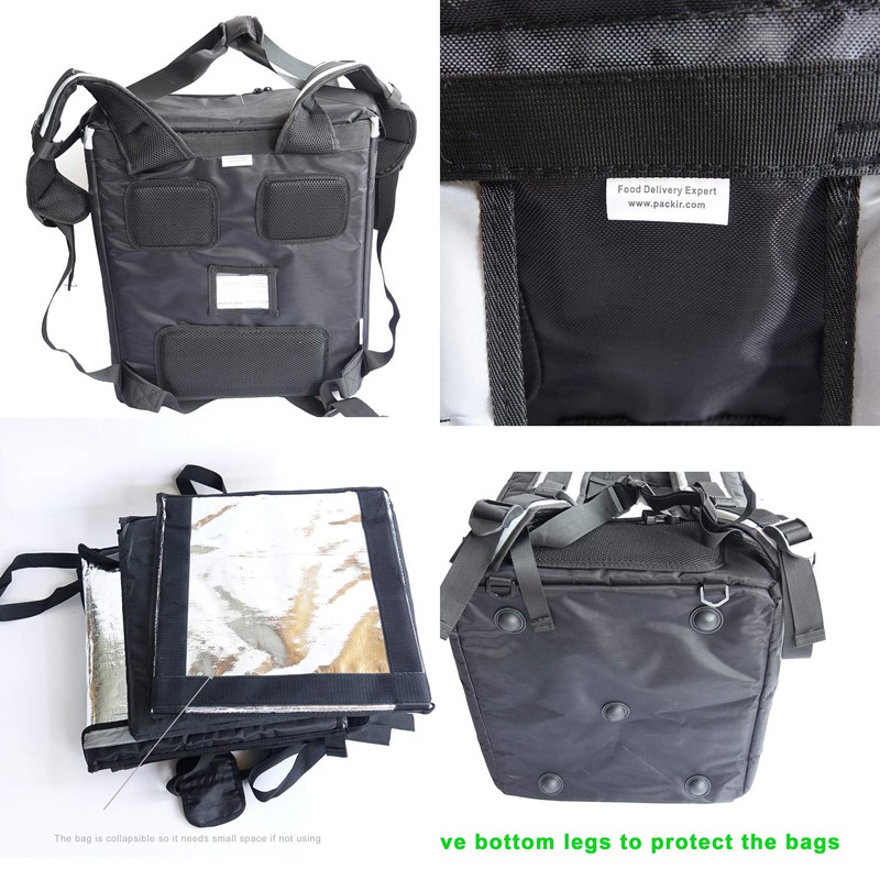 Packir PK-92V: Large Rigid Heavy Duty Food Delivery Box for