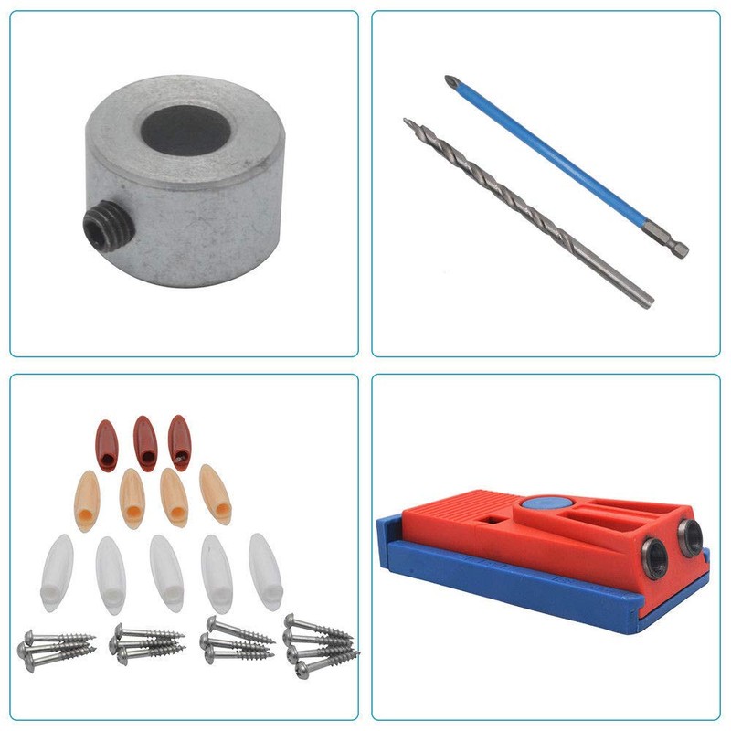 Pocket Hole Jig, MASO Mini Pocket Hole Drill Dowel Jig