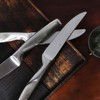 Gourmet Settings Steak Set of 4, Stainless Steel Serrated Knives