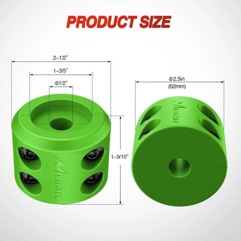 Nilight Winch Stopper for ATV UTV Truck SUV Winch Cable