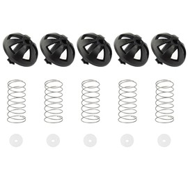 Coffee Machine Brew Basket Bottom Spring Loaded Stopper Kits Replacement Brew Basket For Hamilton Beach Coffee Makers -Fit Models 990117900 990237500 (5 Pcs)