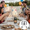 Tessco for you 18 Pcs Stainless Steel Champagne Stopper Bulk