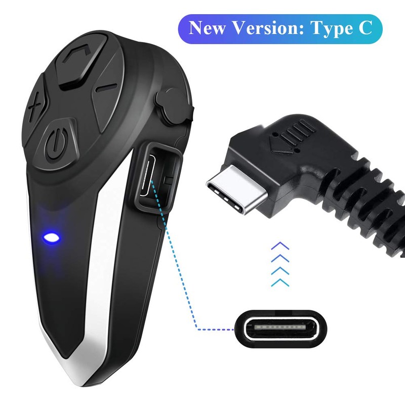 vFound BT-S3 1000m Motorcycle Intercom Helmet Headset Real-time Communication Systems