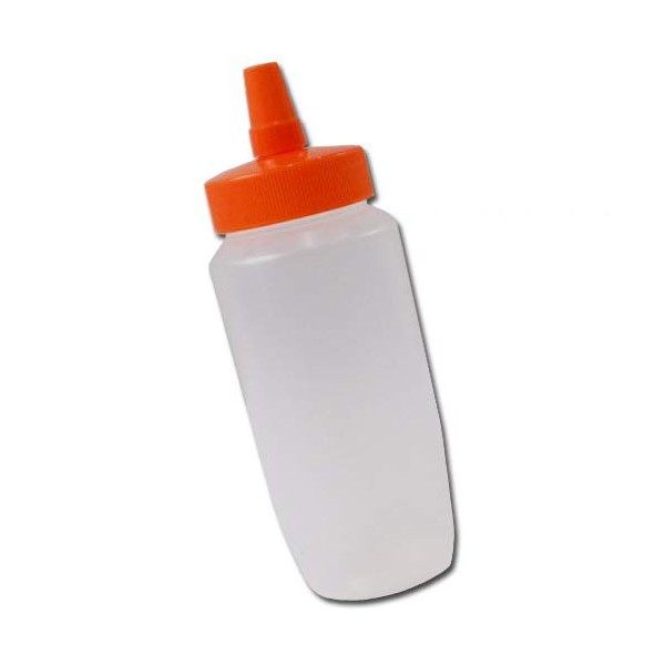 Honey Container, 12.2 fl oz (360 ml) (Orange Cap) | Honey Container for Small Portions of Commercial Lotions and Seasonings (Honey Container) is a Honey Bottle