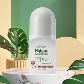 Zermat Senzuel Magnétiser, Natural Roll-On Deodorant, 3 Oz.