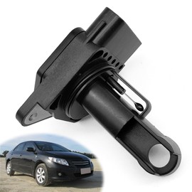 22204-21010 Mass Air Flow Sensor Compatible with Toyota 02-06 Camry 03-08 Corolla 01-10 Highlander 00-07 4Runner 99-10 Tacoma 3.4L 4.0L 01-05 RAV4 Lexus ES300/RX300 3.0L