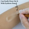 Eyebrow Stencil Kit, 20PCS Disposable Eyebrow Tattoo Practice Skin for