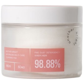 Another Bright Natural Multi-Skin Care Cleansing Pad 60 Sheets Fine Dust Cleansing 98.88%, 60 Sheets, 1 Piece / 어나더브라이트 자연주의 멀티스킨케어 클렌징패드 60매  미세먼지 세정 98.88%, 60매입, 1개