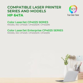 TCT 508X Black Toner Cartridge - Premium Compatible Replacement for HP 508X CF360X High Yield Works with HP Color Laserjet Enterprise M552 M553 MFP M577 Printers (12,500 Pages)