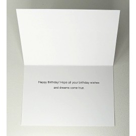 Unbranded Happy Birthday Greeting Card, Wish You All The Best From All Of Us, 5 Colorful C