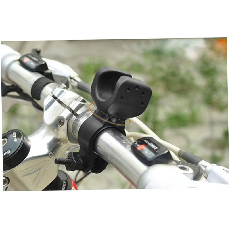 Outanaya Bike Flashlight Mount Holder Rubber Pad 360 Degree Rotating