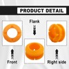 SYudwen 2 Pcs Transmission Shift Cable Repair Orange Bushing, Compatible