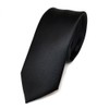 TigerTie Slim Satin Tie in Solid Colour in Various Colours