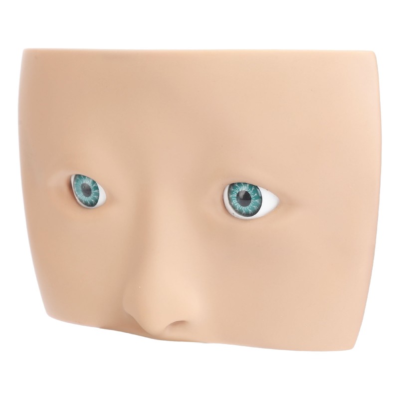 Makeup Practice Face Board 3D Realistic Eye Painting Practice Plastic