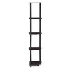 Furinno Turn-N-Tube 5 Tier Corner Display Rack Multipurpose Shelving Unit,