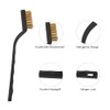 Akls Mini Brass Wire Brushes Plastic Handles Wire Brush for