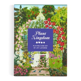 Galison Plant Kingdom – Playing Card Set Includes 2 Standard Card Decks Featuring Unique Floral Prints Throughout