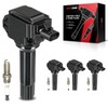 Torchbeam Set of 4 UF710 Ignition Coil Pack and Double