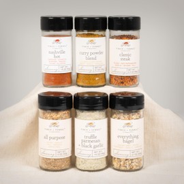Finch + Fennel 6 Piece Seasoning Sampler Pack Gift Box