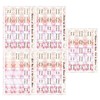75 Pcs Laminated Bible Tabs for Women Foldable Large Print
