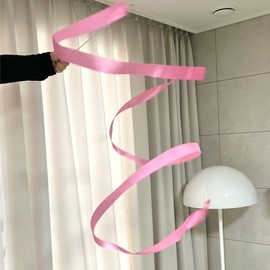 Rhythmic Gymnastics Ribbon 4m Pink 4ea