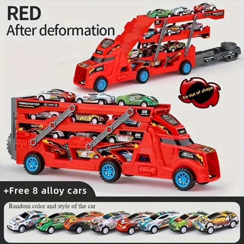 Ludingji Transforming Catapult Toy Car Set - Action-Packed Toy for