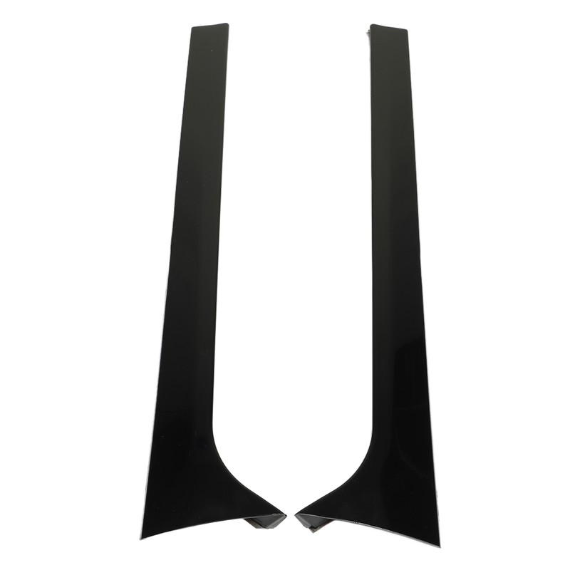 1Pair Rear Window Side Spoilers Gloss Black Air Resistance Reduction