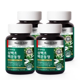 Nutri-D-Day Premium 300-second MacMoondongjeong x 4 bottles, total 240 tablets / 뉴트리디데이 프리미엄 삼백초 맥문동정 x 4병 총240정