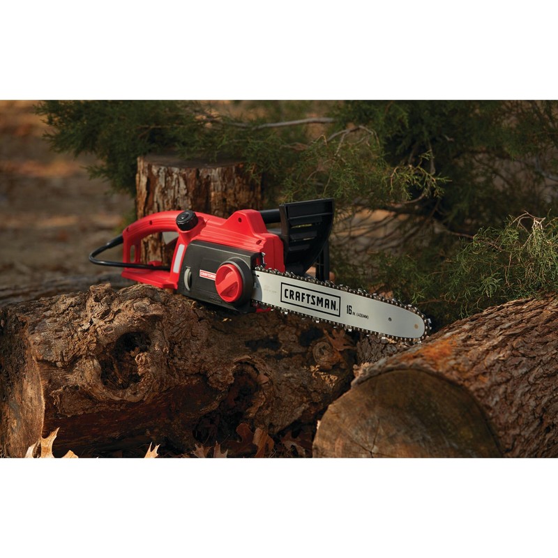 CRAFTSMAN Electric Chainsaw, 16 Inch, 12 Amp Corded Chain Saw