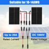 MC4 Solar Panel Connectors, 6 Pairs Male/Female Solar Panel Cable