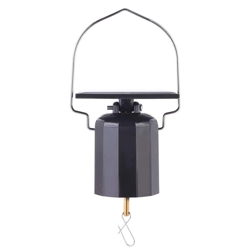 TOPINCN Wind Spinner Motor Solar Powered Mobile Rotating, Solar Powered