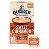 Quaker Oat So Simple Sweet Cinnamon Porridge, 10 x 33g