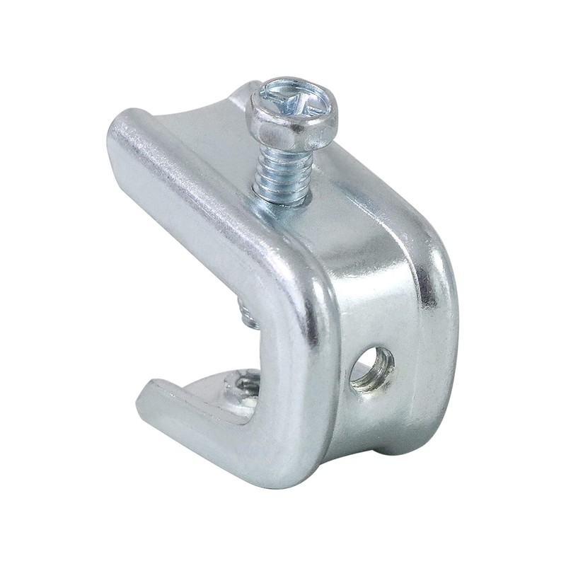 Bueyfolt 1/4"-20 Beam Clamp for Threaded Wire Ring, Zinc Plated