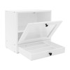 YUYFCC Wood Bread Box Modern Countertop Bread Storage Container Bin