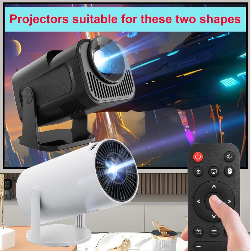 Molgoc Replacement Remote for Mini Projector,Compatible with Magcubic HY300Pro,HIPPUS HY300Pro,Aubor