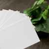 BAY LETTERPRESS Blank Cards, Business Card Size, White, Fine Paper,