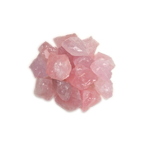 Hypnotic Gems Materials: 1/2 lb Bulk Rough Rose Quartz Stones from Madagascar - Raw Natural Crystals for Cabbing, Cutting, Lapidary, Tumbling, Polishing, Wire Wrapping, Wicca & Reiki Crystal Healing