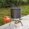WADEO Camping Stove, Outdoor Portable Burner Cooking Stove Foldable Windproof