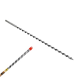 Auger Drill Bit 20 mm x 400 mm Wood Snake Drill Bit Long Wood Drill Bit Shape Lewis Wood Spiral Drill Bit with Hex Shank