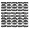 Clips de Peine de Acero Inoxidable Fijación Peluca 40 Piezas