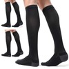 CelerSport 3 Pairs Compression Socks for Men and Women 20-30