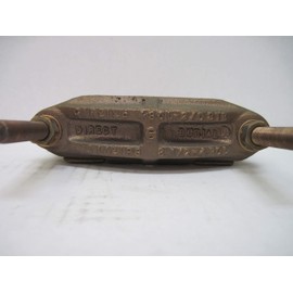 Burndy GAR2126 Fence Post Grounding Connector, 3-1/2 I.P.S Tube, 3-1/2" - 4" Rod Size, 4 Sol. - 2/0 Str. Cable, 5-3/8" Width, 6-1/4" Length