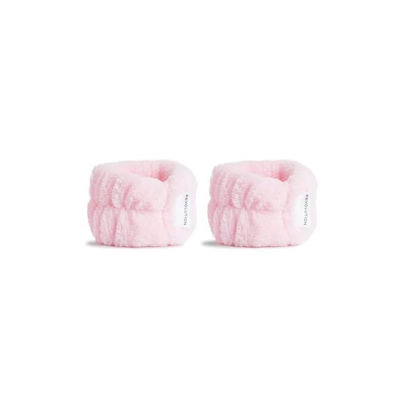 Revolution Skincare Anti-Drip Wrist Bands, Water-Resistant, Ultra-Soft, Mess-Free & Multi-Purpose