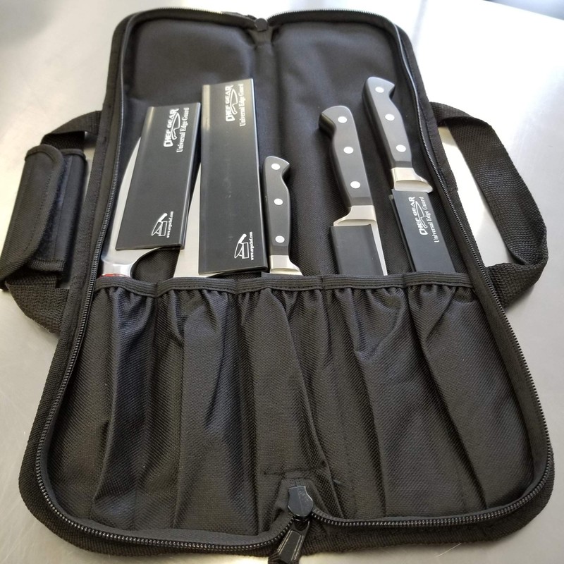 Ergo Chef 5 Pocket Chef Knife Case Roll Bag Bi-Fold